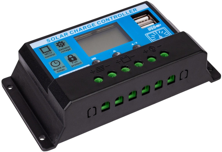 Контролер сонячної панелі Volt Polska SOL PWM 10A 2xUSB (3IPSSOLU10) - зображення 5