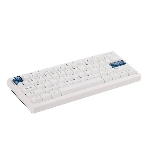 Игровая механическая клавиатура Cidoo QK61 V2 – 60% форм-фактор, горячая замена, RGB, Gasket Mount, Белая - изображение 4