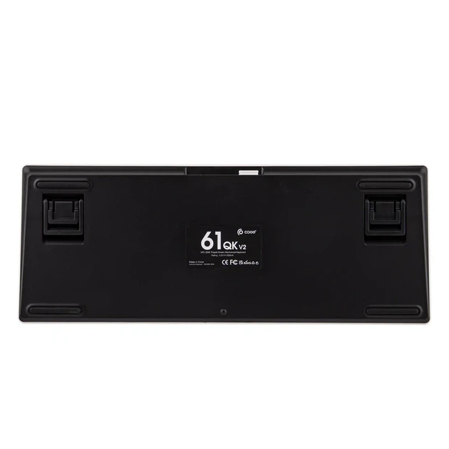 Игровая механическая клавиатура Cidoo QK61 V2 – 60% форм-фактор, горячая замена, RGB, Gasket Mount, Белая - изображение 6
