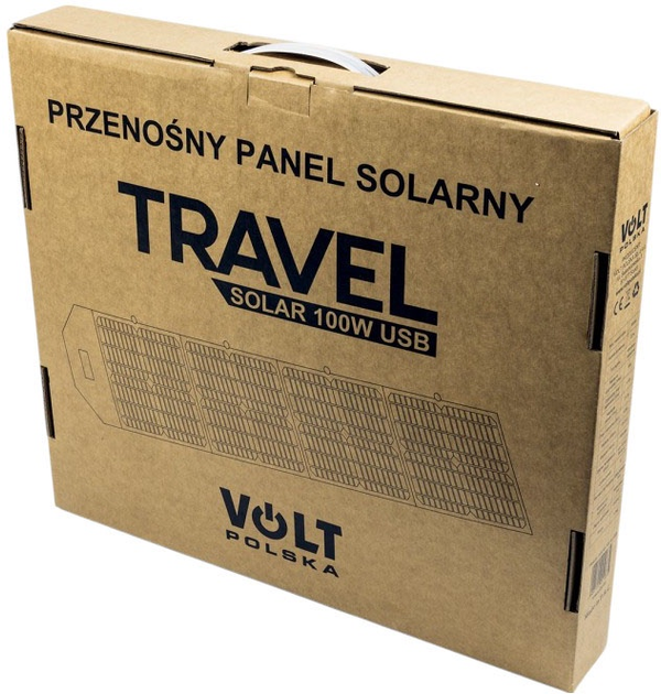 Портативна сонячна панель Volt Polska Travel Solar 100W USB (5TSOLAR100) - зображення 7