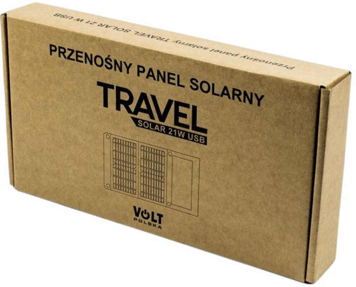 Przenośny panel słoneczny Volt Polska Travel Solar 21W USB (5TSOLAR021) - obraz 6