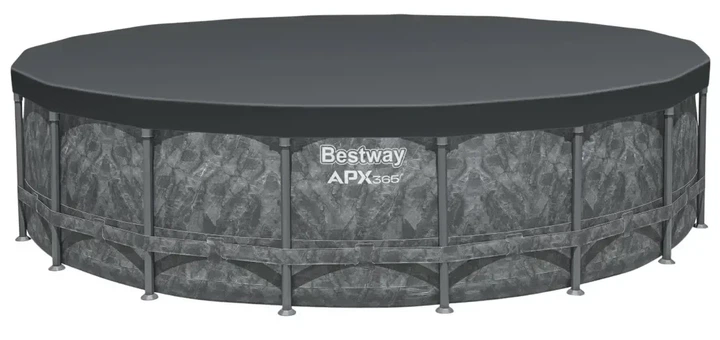 Каркасный бассейн Bestway 561KC с фильтром, тентом и лестницей 549x132 см 26000 л - изображение 5