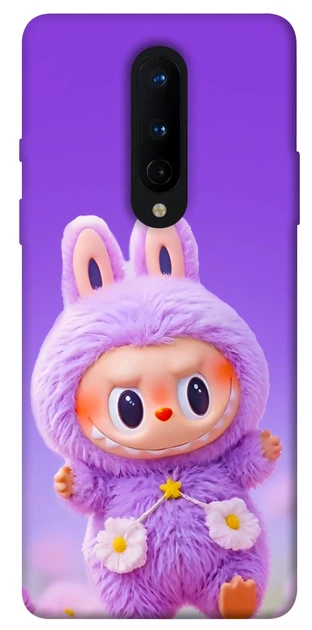 Чехол Labubu purple для OnePlus 8 - Фото 1 Чехол Labubu purple для OnePlus 8 - изображение 1