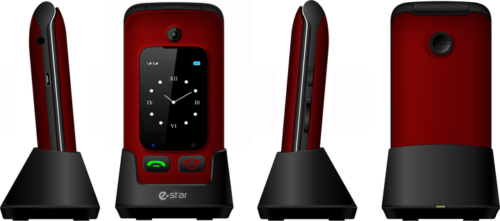 Telefon komórkowy eSTAR Digni Flip Red (DIGNIFLIPR) - obraz 5