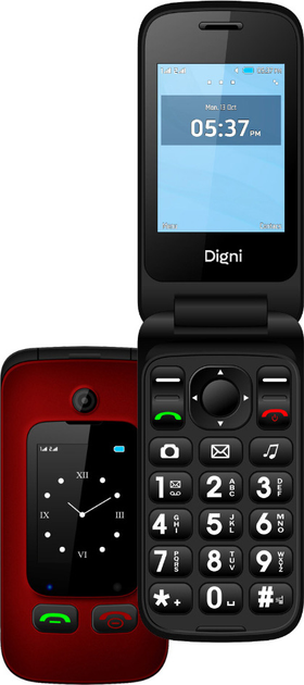 Telefon komórkowy eSTAR Digni Flip Red (DIGNIFLIPR) - obraz 6