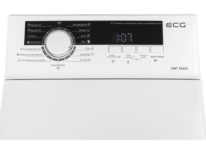 Пральна машина автоматична ECG EWT 70121 - изображение 2