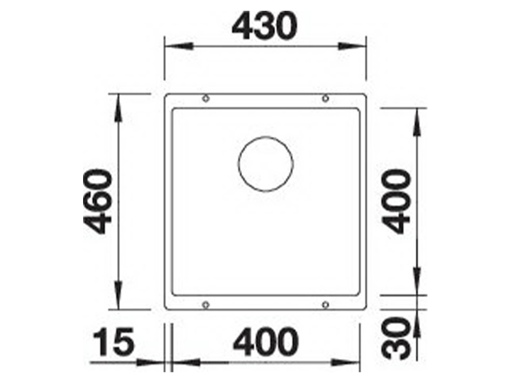 Кухонна мийка Blanco - 527793 SUBLINE 400-U - Фото 3 Кухонна мийка Blanco - 527793 SUBLINE 400-U - зображення 3