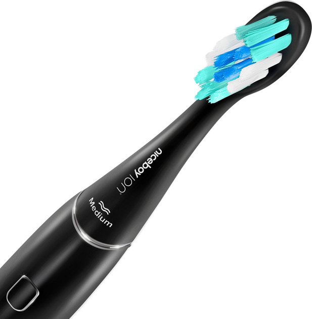 Szczoteczka soniczna do zębów Niceboy ION Sonic Czarna + Brush Head - obraz 2