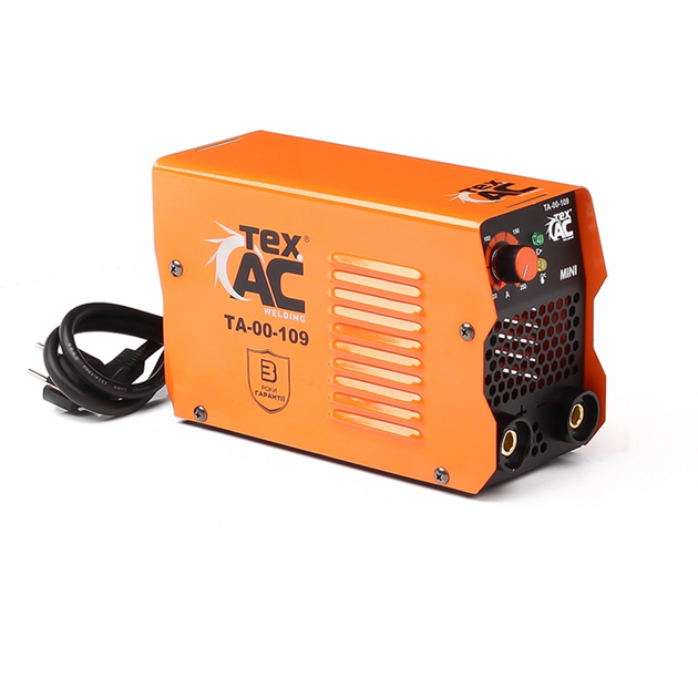 Мощный сварочный аппарат TEX.AC MINI ТА-00-109: 6.4 кВт, 20-250А, 1.6-4 мм электрод - Фото 3 Мощный сварочный аппарат TEX.AC MINI ТА-00-109: 6.4 кВт, 20-250А, 1.6-4 мм электрод - изображение 3