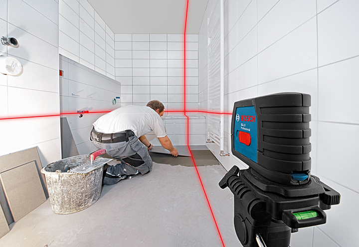 Профессиональный лазерный нивелир Bosch Professional GLL 2 с держателем MM 2 : два красных луча, 10 м (0601063A01) - Фото 6 Профессиональный лазерный нивелир Bosch Professional GLL 2 с держателем MM 2 : два красных луча, 10 м (0601063A01) - изображение 6