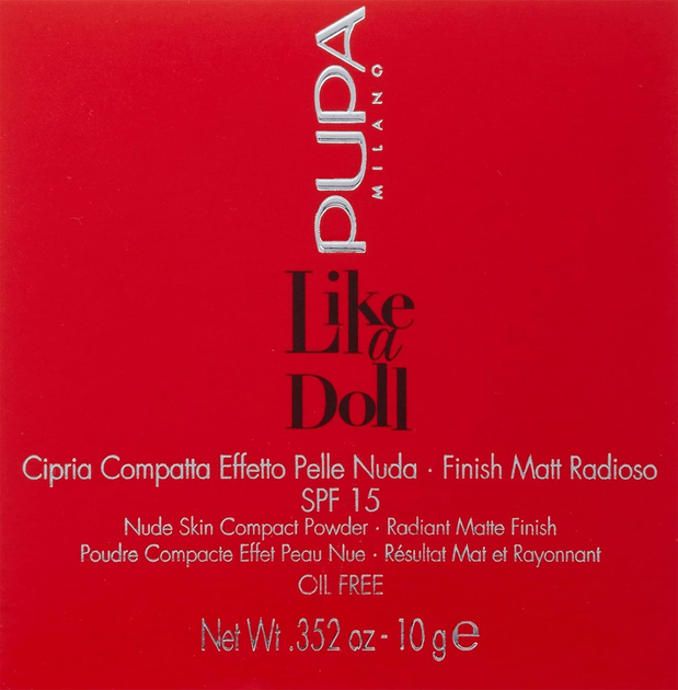 Puder matujący Pupa Like A Doll 2 Sublime Nude w kompakcie 10 g (8011607212149) - obraz 3