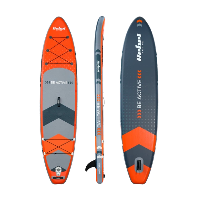 SUP дошка 350см Rebel ACTIVE с аксессуарами сапборд 150 кг 350 x 81 х 15 см Orange - изображение 3