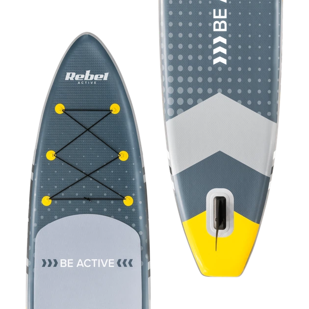 SUP дошка 350см Rebel ACTIVE с аксессуарами сапборд 150 кг 350 x 81 х 15 см Grey - изображение 5