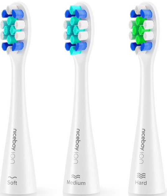 Електрична зубна щітка Niceboy ION Sonic Lite Біла + Brush Head - зображення 3