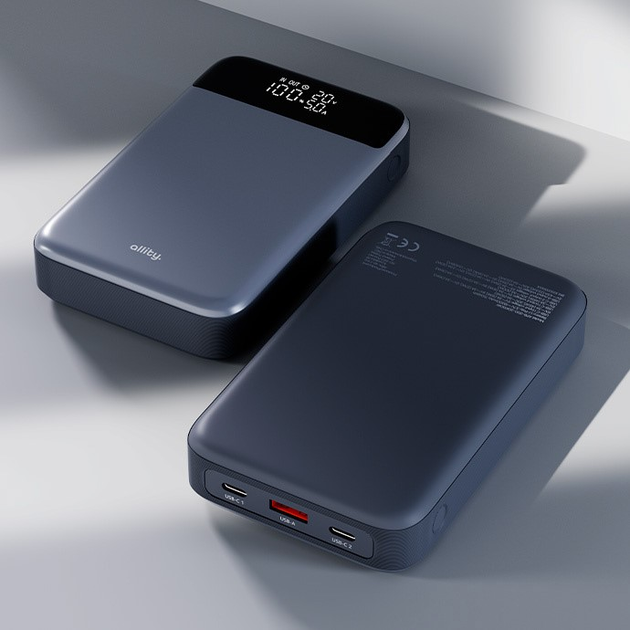 Powerbank Allity APB-200 19200 mAh 130W Grey (GSM187745) - obraz 7