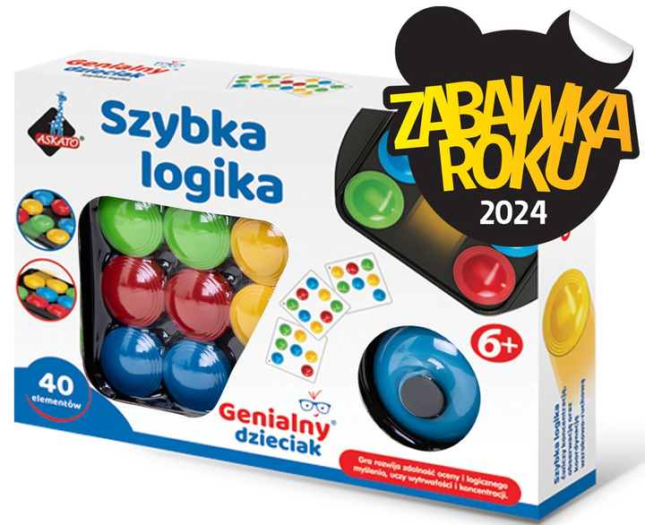 Zestaw edukacyjny Askato Genialny dzieciak - Szybka logika (6901440117935) - obraz 3