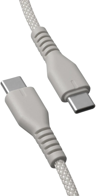 Kabel Qualo USB Type-C – USB Type-C 1.5 m Grey (5907457773080) - obraz 4