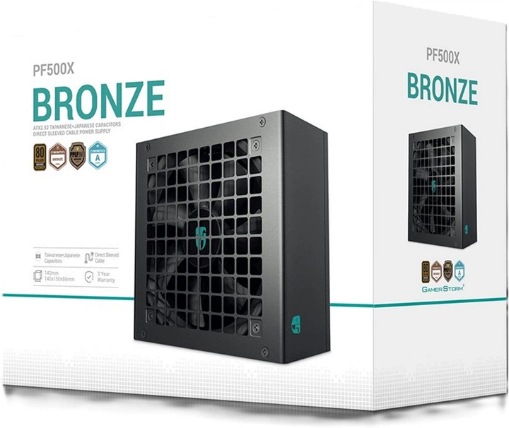 Блок живлення DeepCool Gamer Storm PF500X 500W (R-PF500X-HD0B-JGEU) - зображення 8