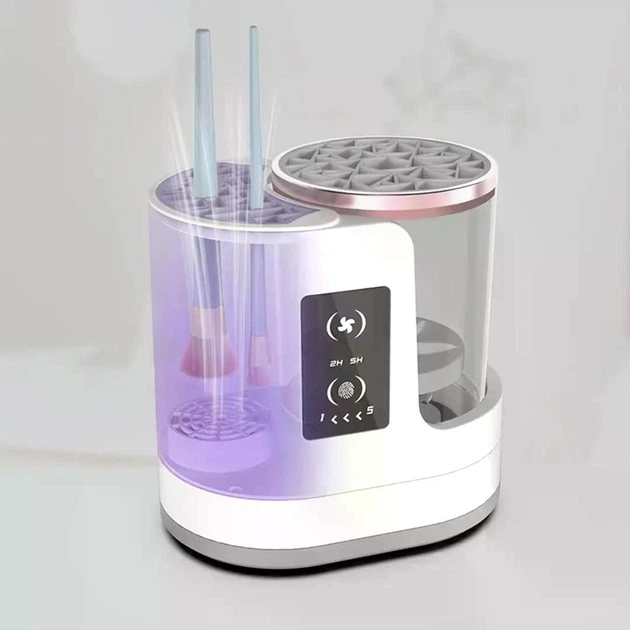 Електричний очищувач пензлів для макіяжу Electric makeup brush cleaner - изображение 2