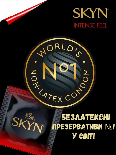 Набір презервативів Skyn асорті 6 шт + Піна для інтимного догляду Skyn Intimicare 3 in 1 200 мл (ROZ6501053623) - зображення 10