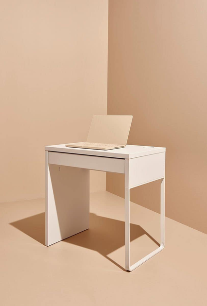 Письмовий стіл IKEA MICKE 73 x 50 см Білий - зображення 4