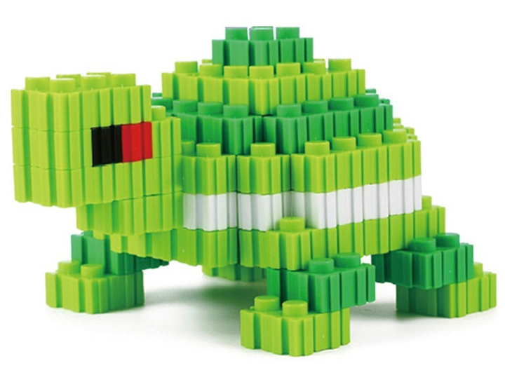 Klocki konstrukcyjne Askato Blocks Spatial 128 elementów (6901440112541) - obraz 3