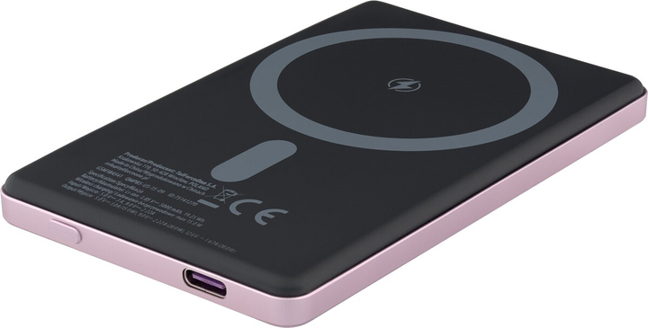 Powerbank Qualo QMPB5-US-15-09 5000 mAh 15W Pink - obraz 2