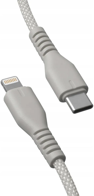 Кабель Qualo USB Type-C – Lightning 1.5 м Grey (5907457773127) - зображення 4