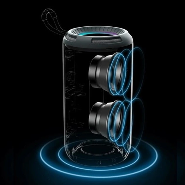 Bluetooth-колонка TG656, з RGB ПІДСВІЧУВАННЯМ, speakerphone, радіо, blue - Фото 2 Bluetooth-колонка TG656, з RGB ПІДСВІЧУВАННЯМ, speakerphone, радіо, blue - изображение 2