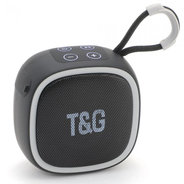 Портативна Bluetooth-колонка TG 659 BT/USB/TF/FM 5W з ремінцем Чорна - Фото 1 Портативна Bluetooth-колонка TG 659 BT/USB/TF/FM 5W з ремінцем Чорна - зображення 1