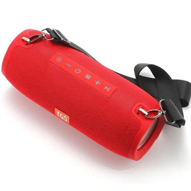 Bluetooth-колонка TG322, 20W, з RGB ПІДСВІЧУВАННЯМ, speakerphone, радіо, red - Фото 2 Bluetooth-колонка TG322, 20W, з RGB ПІДСВІЧУВАННЯМ, speakerphone, радіо, red - зображення 2