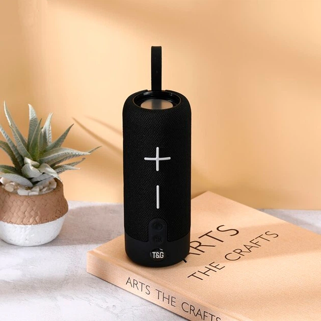 Smart-колонка Bluetooth TG 619 10W, радіо, USB, miniCD, Акумулятор 1200mAh Чорний - изображение 2