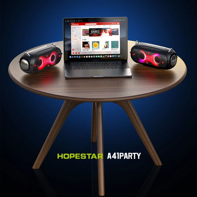 Портативна акустика Hopestar A41 Party Black - изображение 5