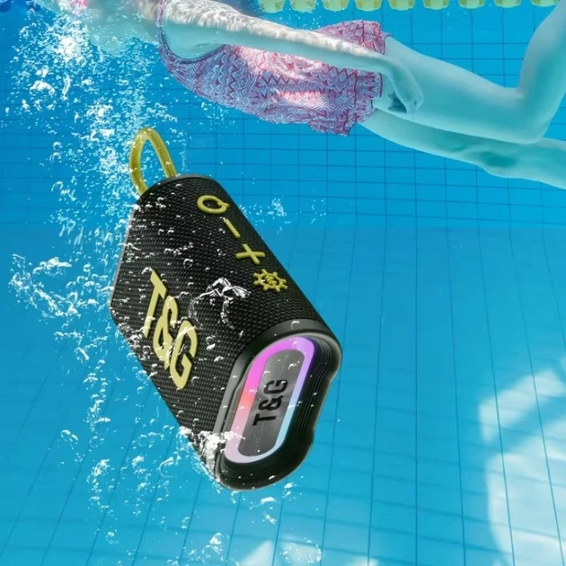 Портативна колонка TG-396 black Bluetooth - Фото 5 Портативна колонка TG-396 black Bluetooth - изображение 5