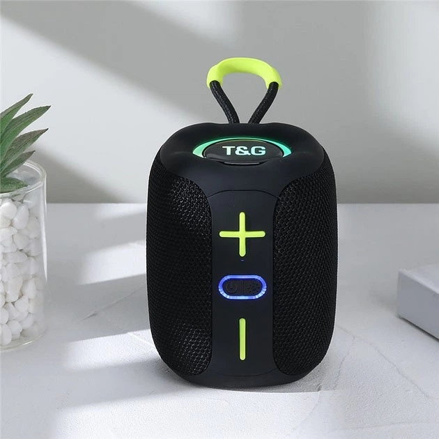 Портативна колонка TG 658 black з RGB підсвічуванням - Фото 2 Портативна колонка TG 658 black з RGB підсвічуванням - изображение 2