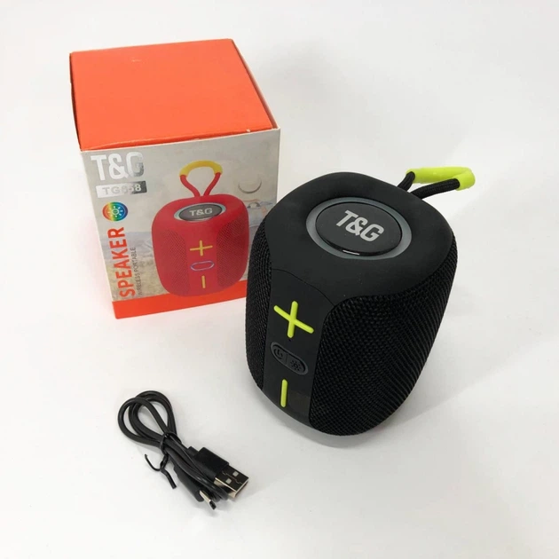 Портативна колонка TG 658 black з RGB підсвічуванням - Фото 9 Портативна колонка TG 658 black з RGB підсвічуванням - изображение 9