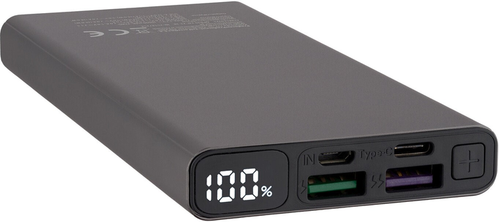Powerbank Qualo QPB10-LD-23-18 10000 mAh 23W Grey - obraz 2