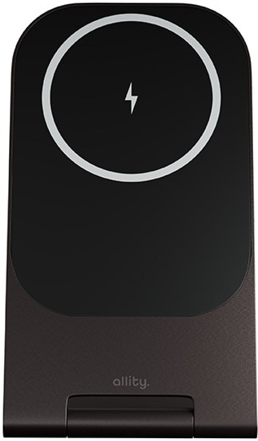 Ładowarka indukcyjna Allity WC-200-15WMS Graphite (5906667550511) - obraz 1