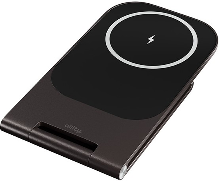 Ładowarka indukcyjna Allity WC-200-15WMS Graphite (5906667550511) - obraz 4