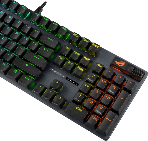 Клавиатура проводная Asus ROG Strix Scope II X NX Snow V2 EN PBT