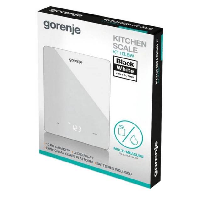Весы кухонные Gorenje KT 10 LBW - изображение 2