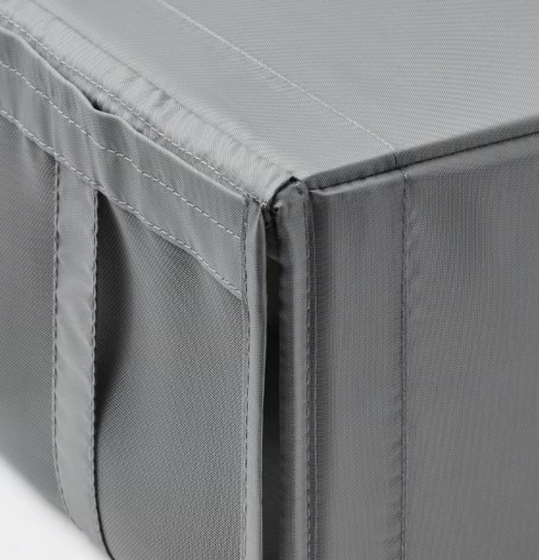 Pudełko na buty IKEA SKUBB 22 x 34 x 16 cm Ciemnoszare 4 szt - obraz 5