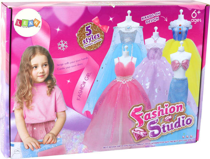 Мистецький набір LEAN Toys Creative для створення суконь 17066 (5905884459225) - зображення 1