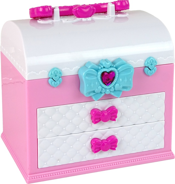 Набір для краси LEAN Toys у валізі рожево-білий 15796 (5905679073049) - зображення 3