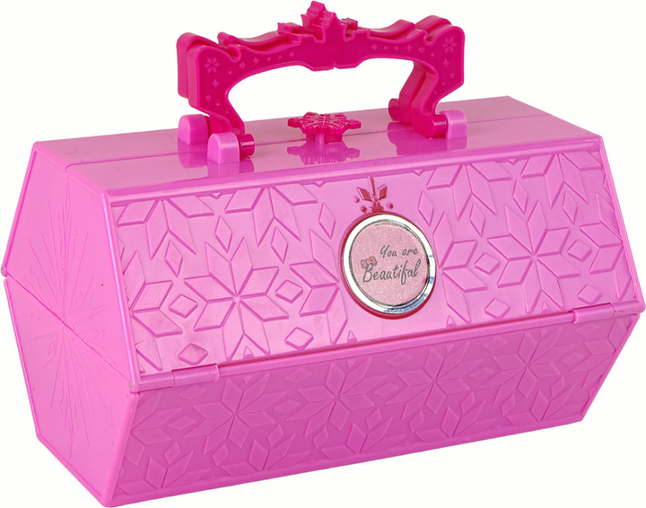 Zestaw piękności LEAN Toys Torba do makijażu z cieniami do powiek Różowy 15578 (5905679071113) - obraz 3