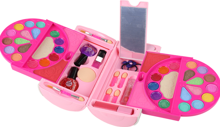 Zestaw piękności LEAN Toys w kuferku z cieniami do powiek Różowy 15799 (5905679073070) - obraz 4