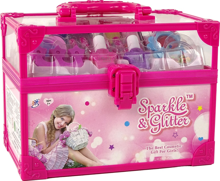 Набір для дитячого макіяжу LEAN Toys у рожевій скриньці 15453 (5905515358316) - зображення 4