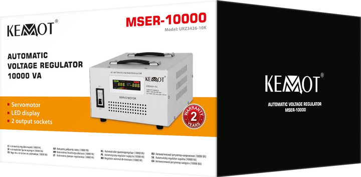 Стабілізатор напруги Kemot MSER-10000 10000VA 3% (5901890115827) - зображення 5