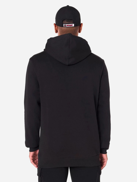 Худі чоловіче New Era NBA Regular Heat 60505424 S Чорне (0197883645166) - зображення 2
