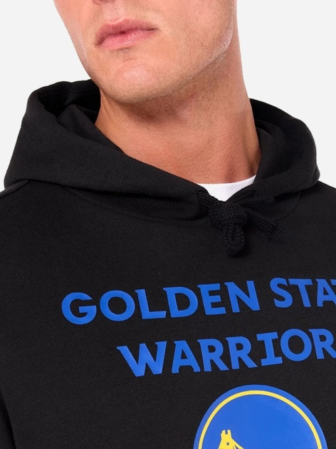 Bluza męska z kapturem kangurka New Era Warriors 60505435 2XL Czarna (0197883645494) - obraz 3